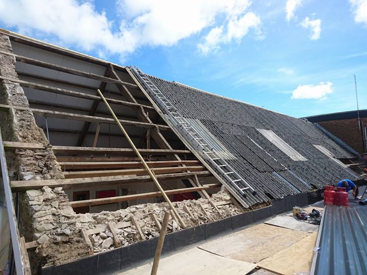 Roof removal and Re-roofing